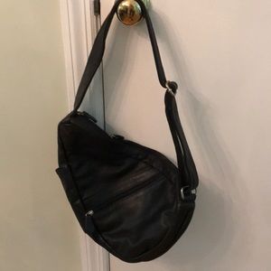 Black Leather X-Small “Healthy Back Bag”